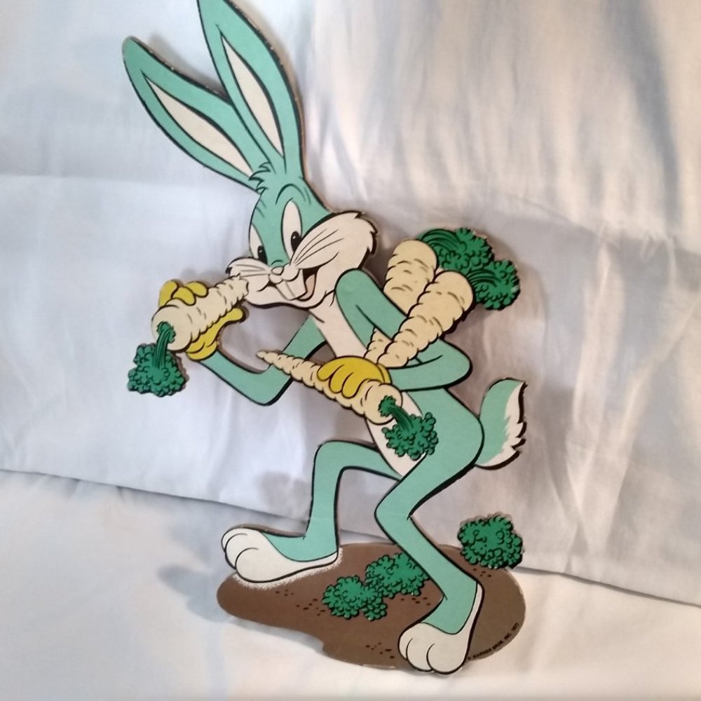 1977 Looney Tunes Bugs Bunny Wall Hanging